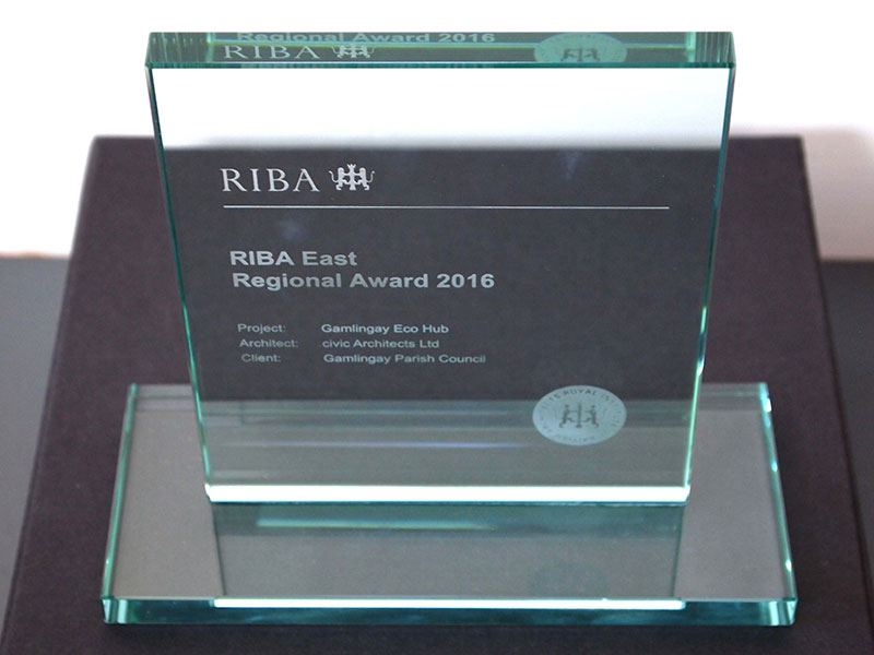 RIBA East Regional Award Trophy 2016